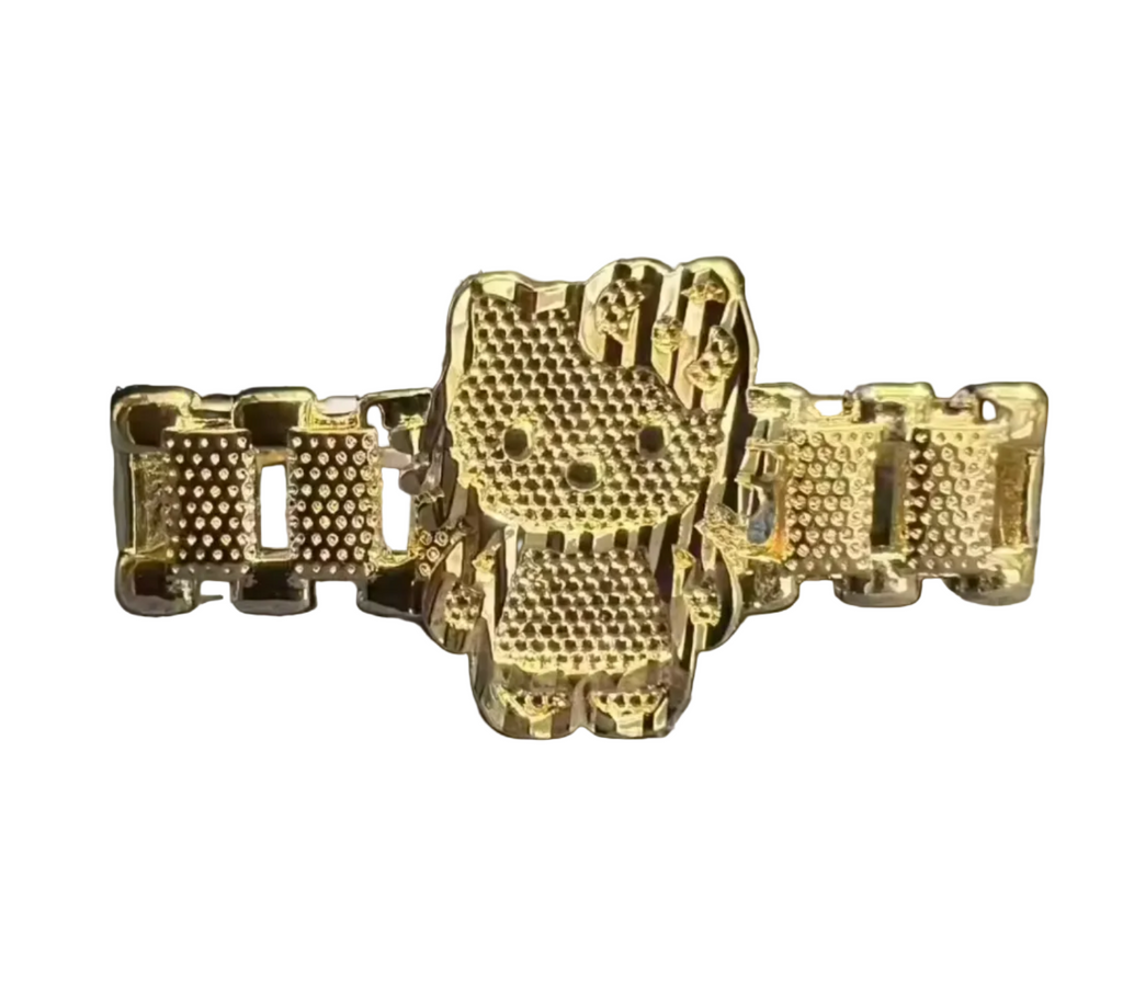 Kitty Double Finger Ring