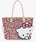 Pink Leopard Hello Kitty Tote Bag