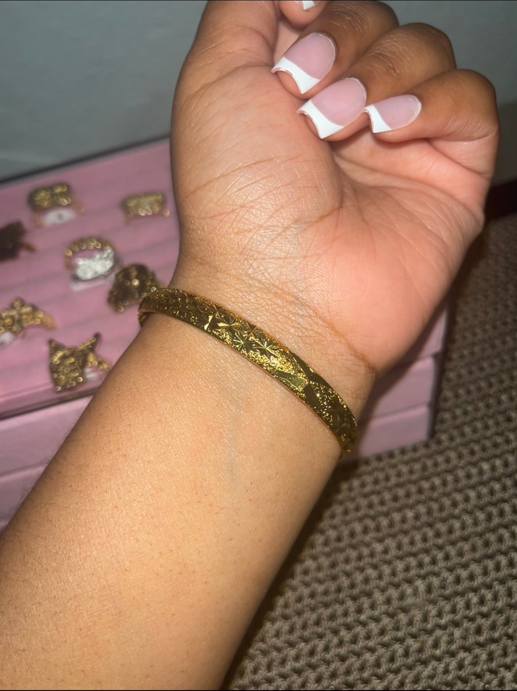 Intricate Gold Bangle