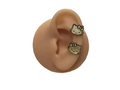 Kitty Face Stud Earrings