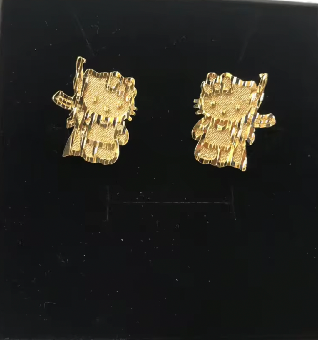 Kitty AK Stud Earrings