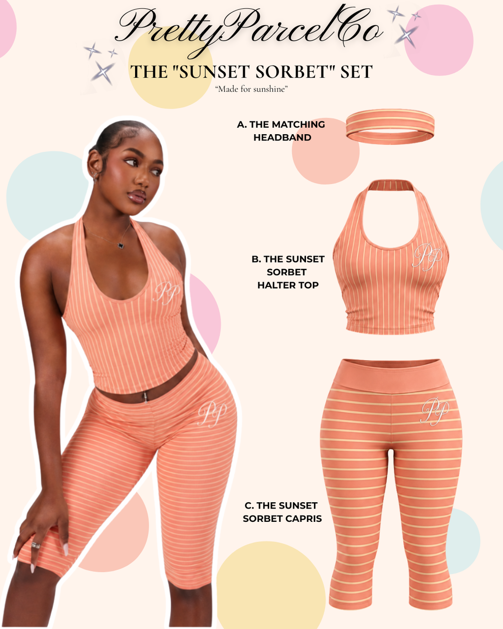 PP Capri 3 Piece Set - Preorder