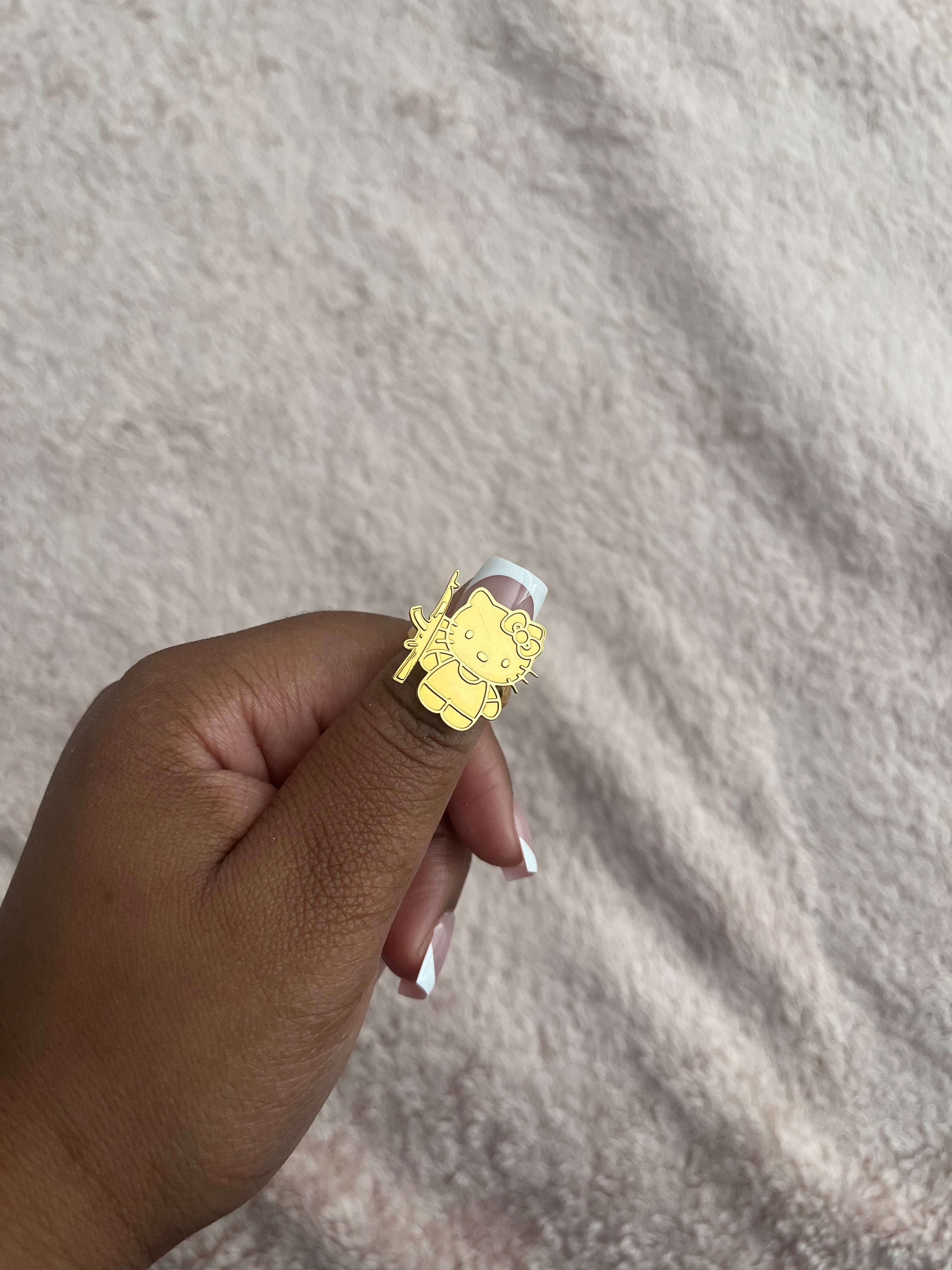 Kitty AK-47 Ring