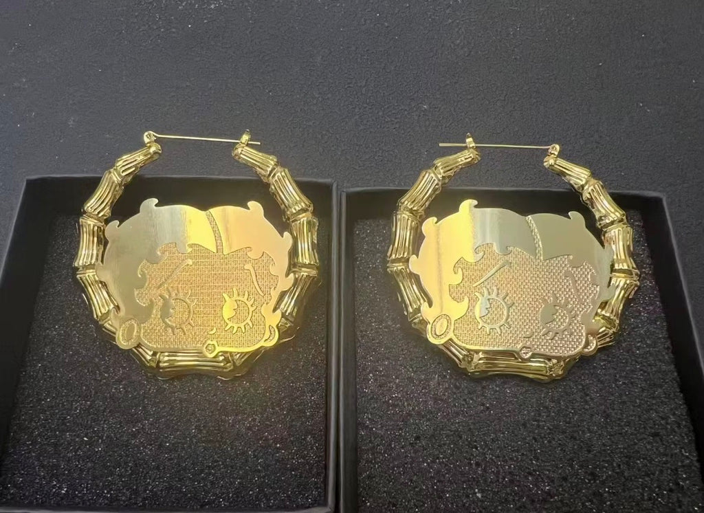 Betty Boo Hoop Earrings