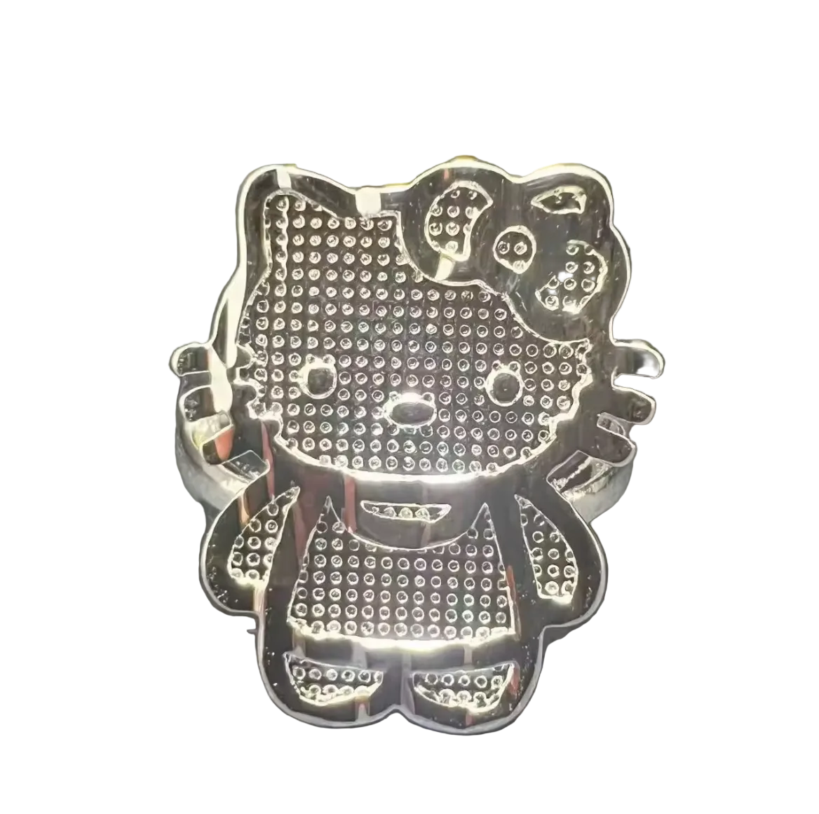 Silver Kitty Body Ring