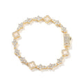 Clover Tennis Bracelet (Gold, Silver)