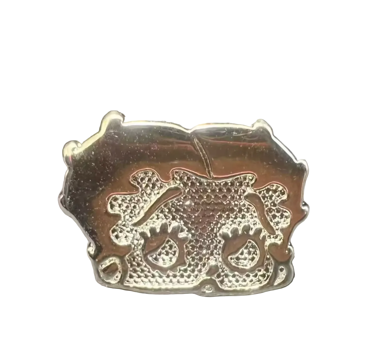 Retro Girl Face Ring (Gold, Silver)