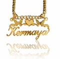 Butterfly Customized Nameplate Necklace