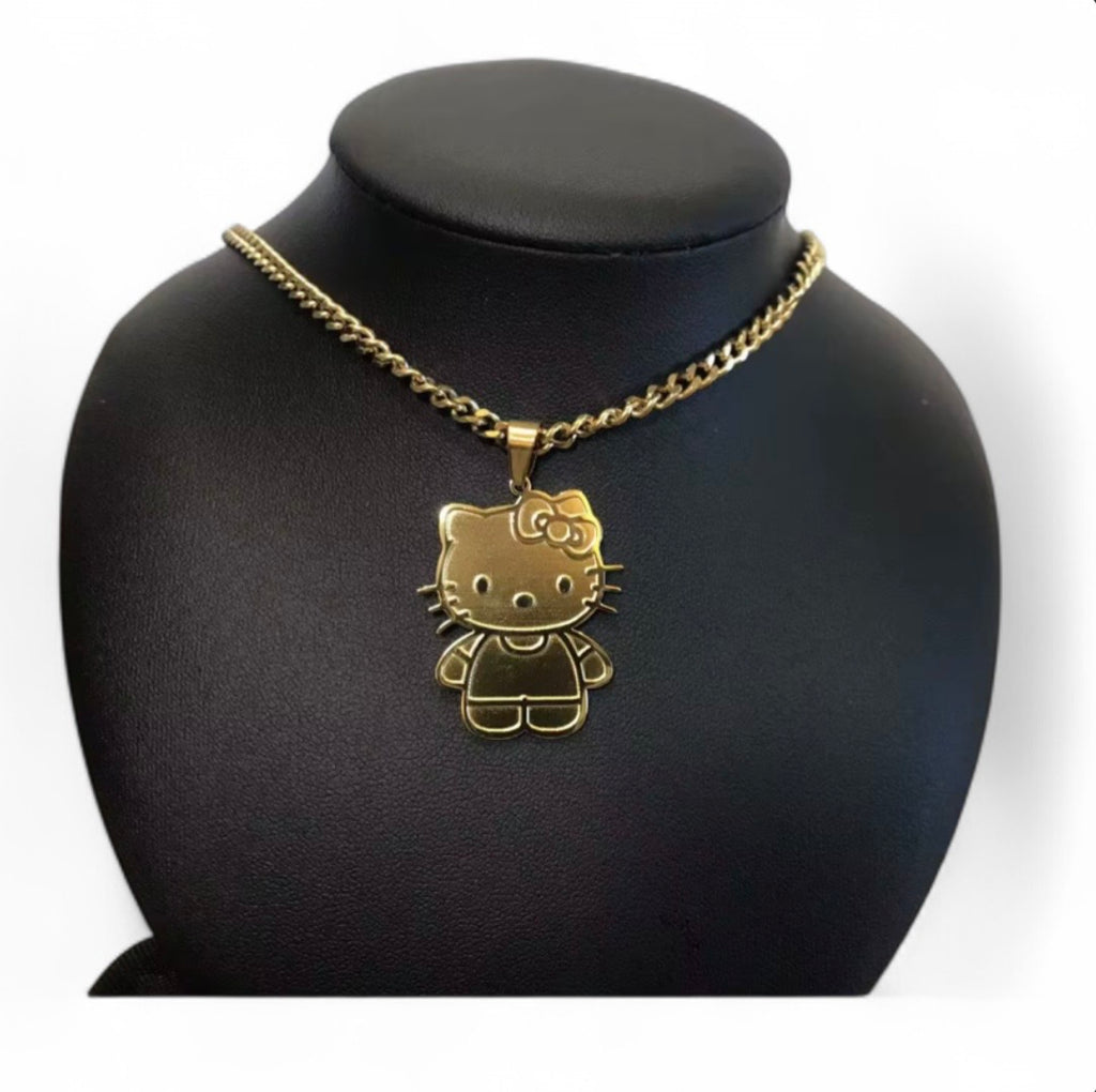 Kitty Body Shaped Necklace