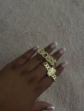 Kitty Double Finger Ring