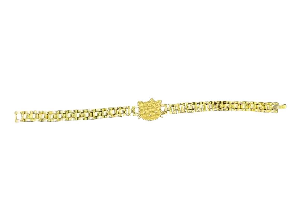 Single Kitty Face Rolex Bracelet
