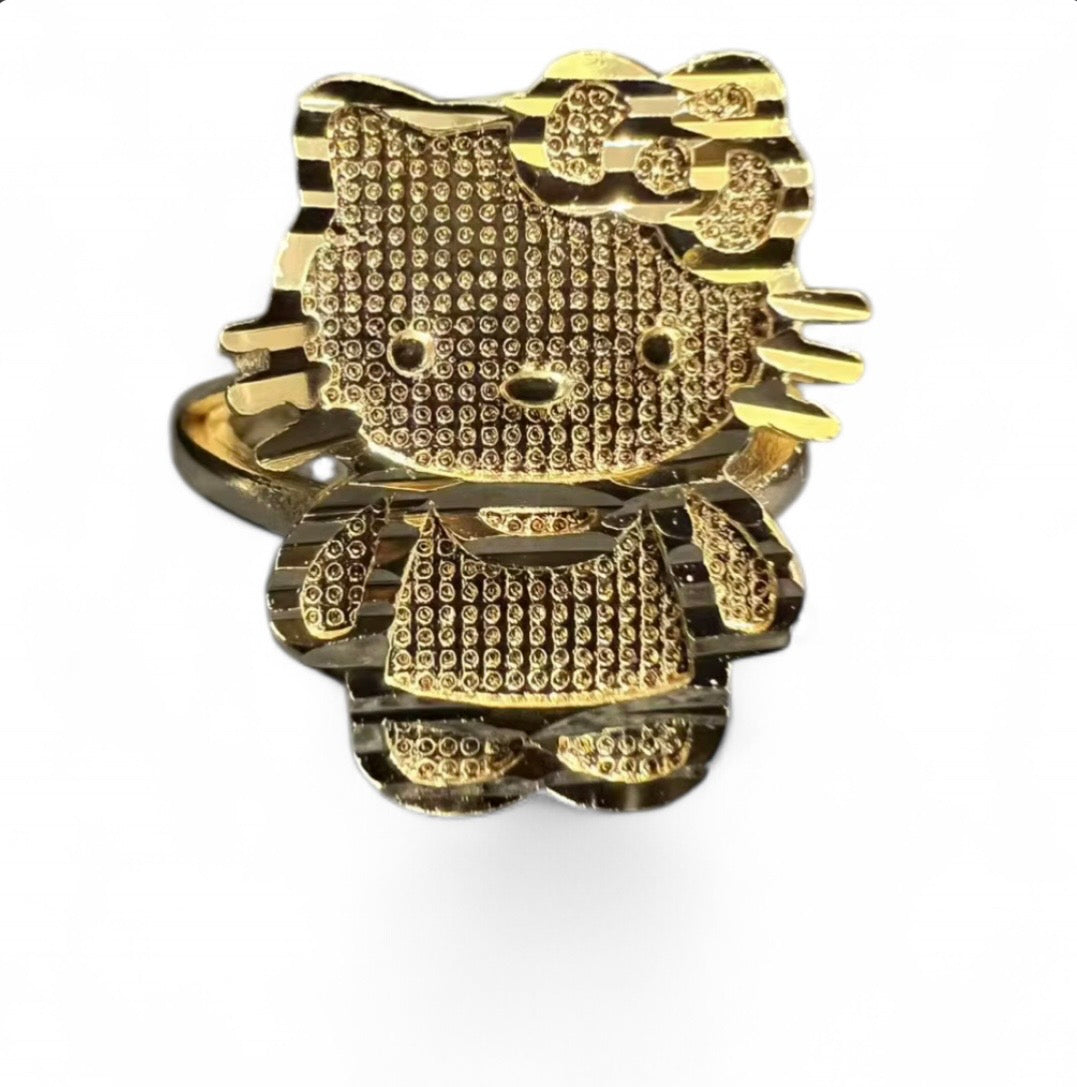 Coquette Kitty Body Shaped Ring