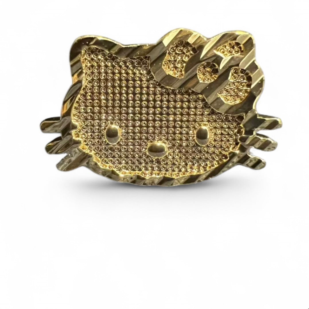 Hello Kitty Face Shaped Ring